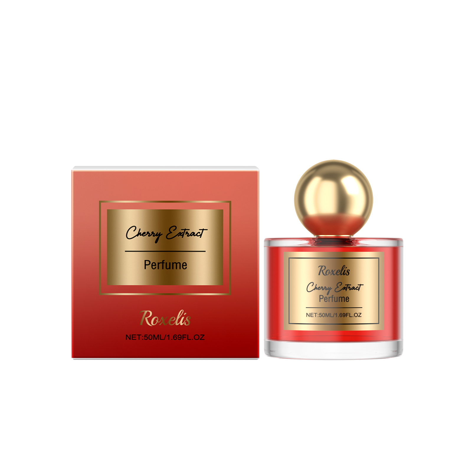 Roxelis Cherry Scent Women's Charismatic Perfume - Elegant Floral Notes, Fresh & Long-Lasting Fragrance, Ideal for Daily Commute & Dates