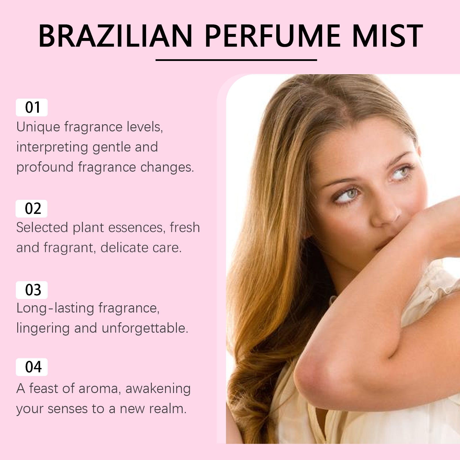 Roxelis Brazilian Light Perfume - Red Dragon Fruit Scent, Long-Lasting, Gentle & Fresh, Daily Casual Fruity & Elegant Perfume Spray