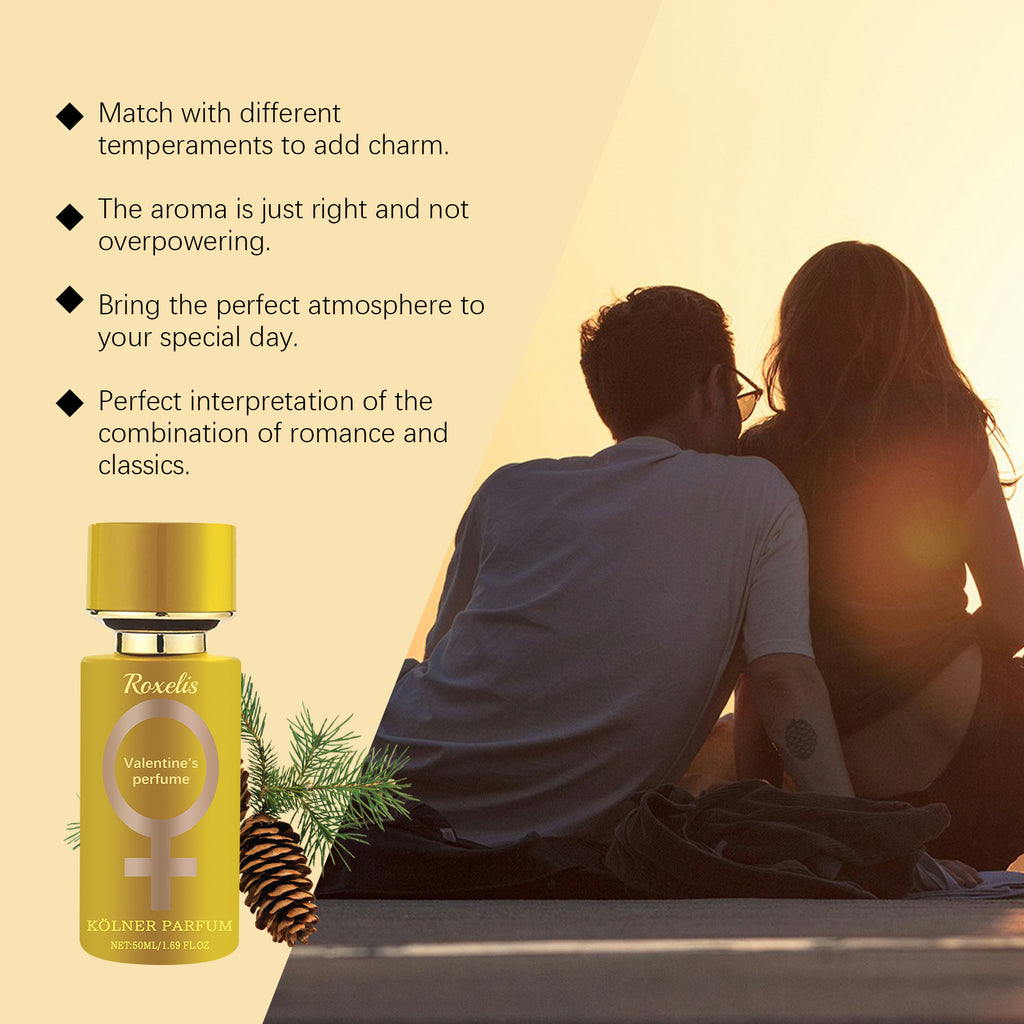 Roxelis Cologne Light Perfume - Natural Long-Lasting, Elegant & Fresh Scent, For Wrists & Behind Ears, Ideal for Daily Use & Niche Couple Dates